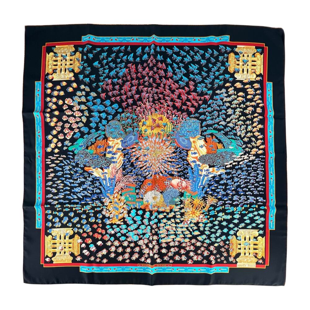 Hermès Atlantic Encounter Scarf